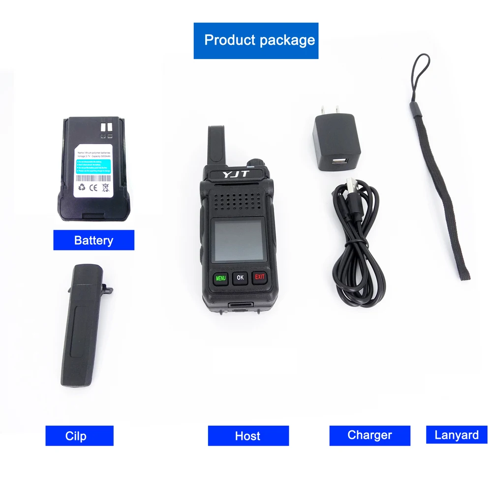 New Android PTT Radio Zello GSM 3g 4g Walkie Talkie Long Distance 100km Talking Range