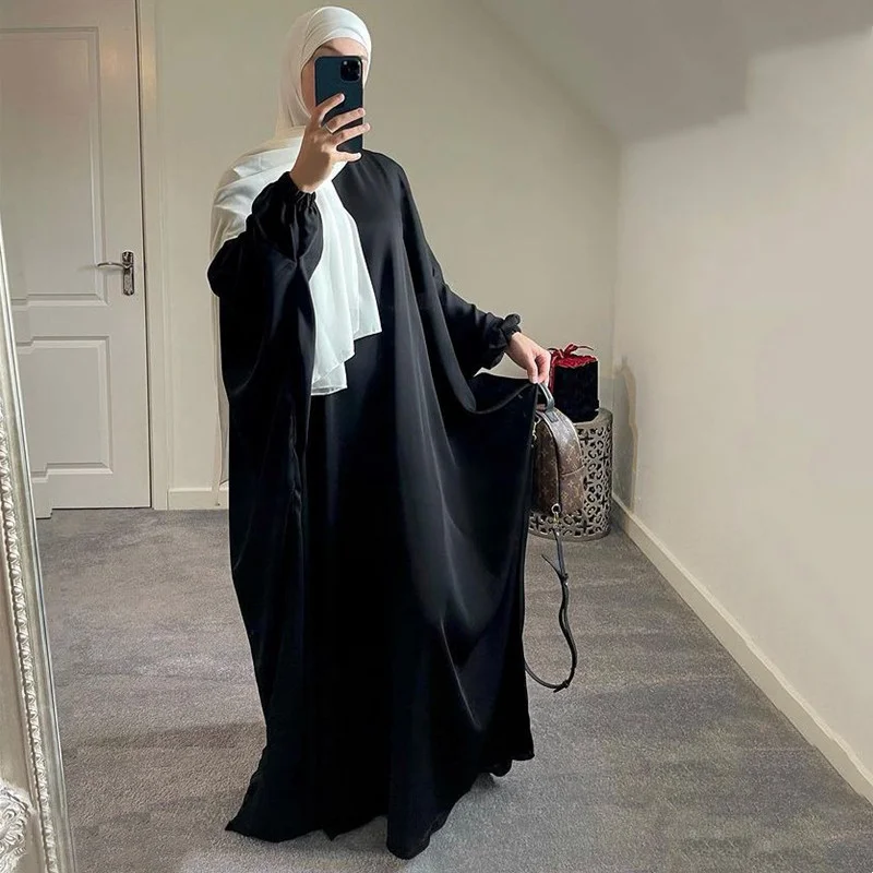 popular Ramadan Khimar Abaya Muslim women dress with hijab prayer set high quality hijab abaya jilb