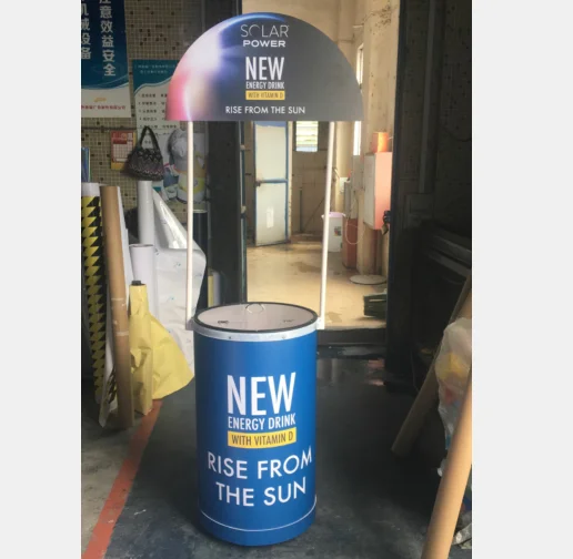 Коммерческий холодильник для пивных бутылок и банок круглый охладитель напитков