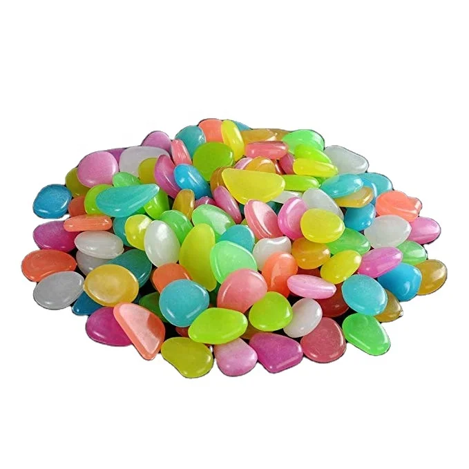 Светящиеся камни, гальки светятся в темноте, светящиеся гальки