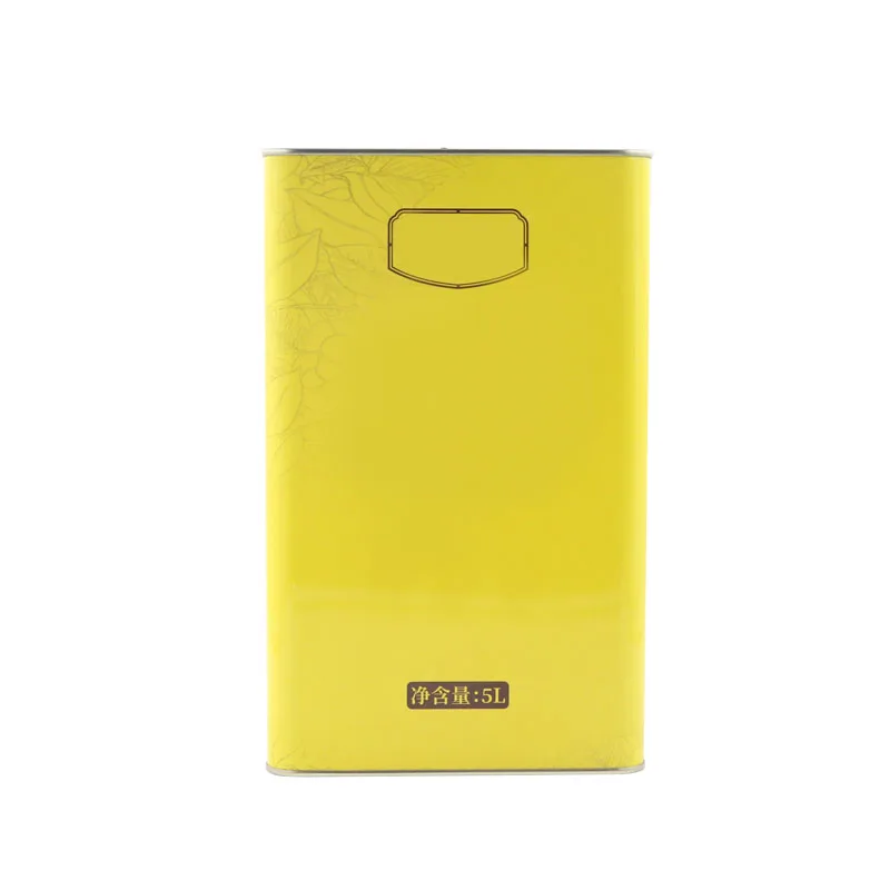 
Customized printing 5L metal tin can with handle for engine oil 