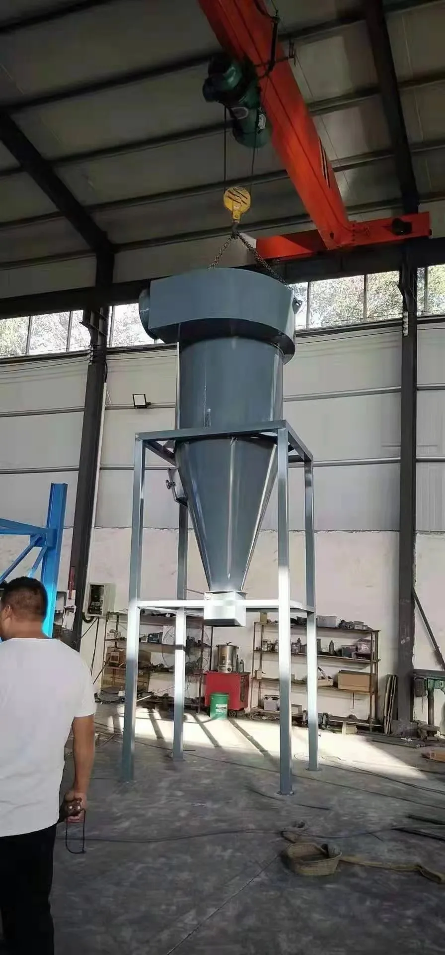 New Industrial ESP Cyclone Separator Bag Dust Collector Pump Engine Construction Shredded Plastic Paper Core Motor Component