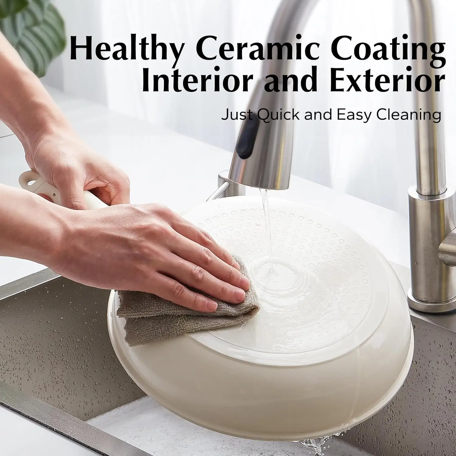 tiktok hot Ceramic Pots and Pans Set Non Stick, Removable Handle Pots and Pans Set Non Stick, Non Toxic Pots and Pans Set Non St