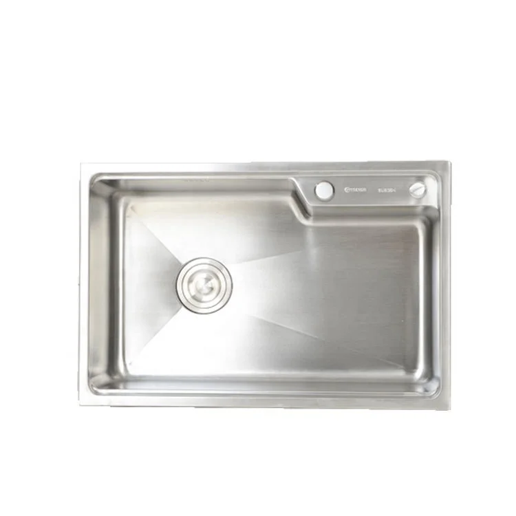 304 Stainless Steel Kitchen Sink Multi function Single Bowl Brushed Top mount Wash Basin For Kitchen Fixture
