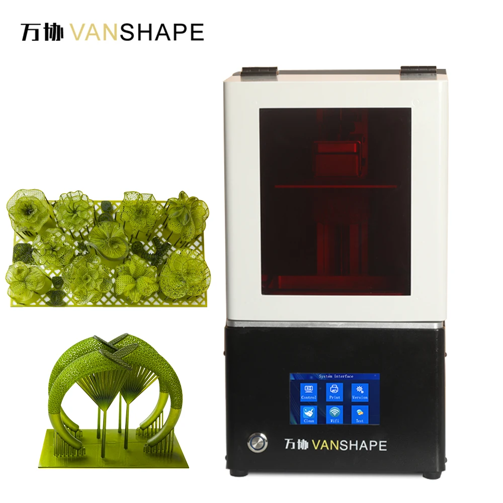 Vanshape 6.08 Inch UV Resin LCD 3D Printer 2K Photosensitive Resin Jewelry 3D Printer