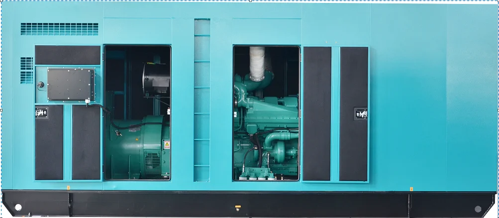 ATS 50HZ 1500RPM 150KW-200KW three phase gas turbine generator silence type with cummins engine for