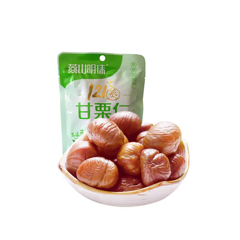 2022 новые органические жареные китайские каштаны, закуска