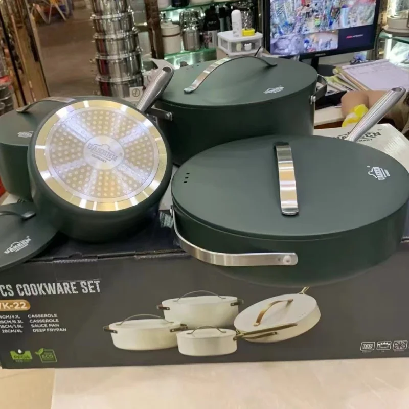 Best selling 8pcs Home Use Pots And Pans Non-Stick Cookware Set New Arrival Hot Selling Pot Set Cookware Set Cooking