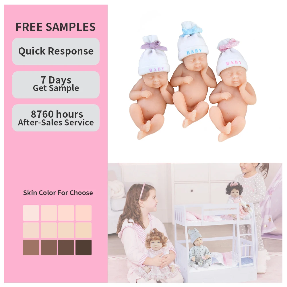 Realistic Kids Toys Reborn Baby Dolls Soft Silicone Full Body Silicone Newborn Baby Reborn Baby Dolls