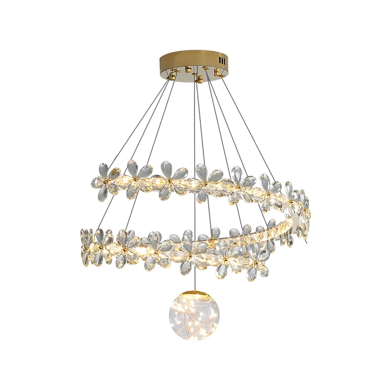 Люстра с кристаллами