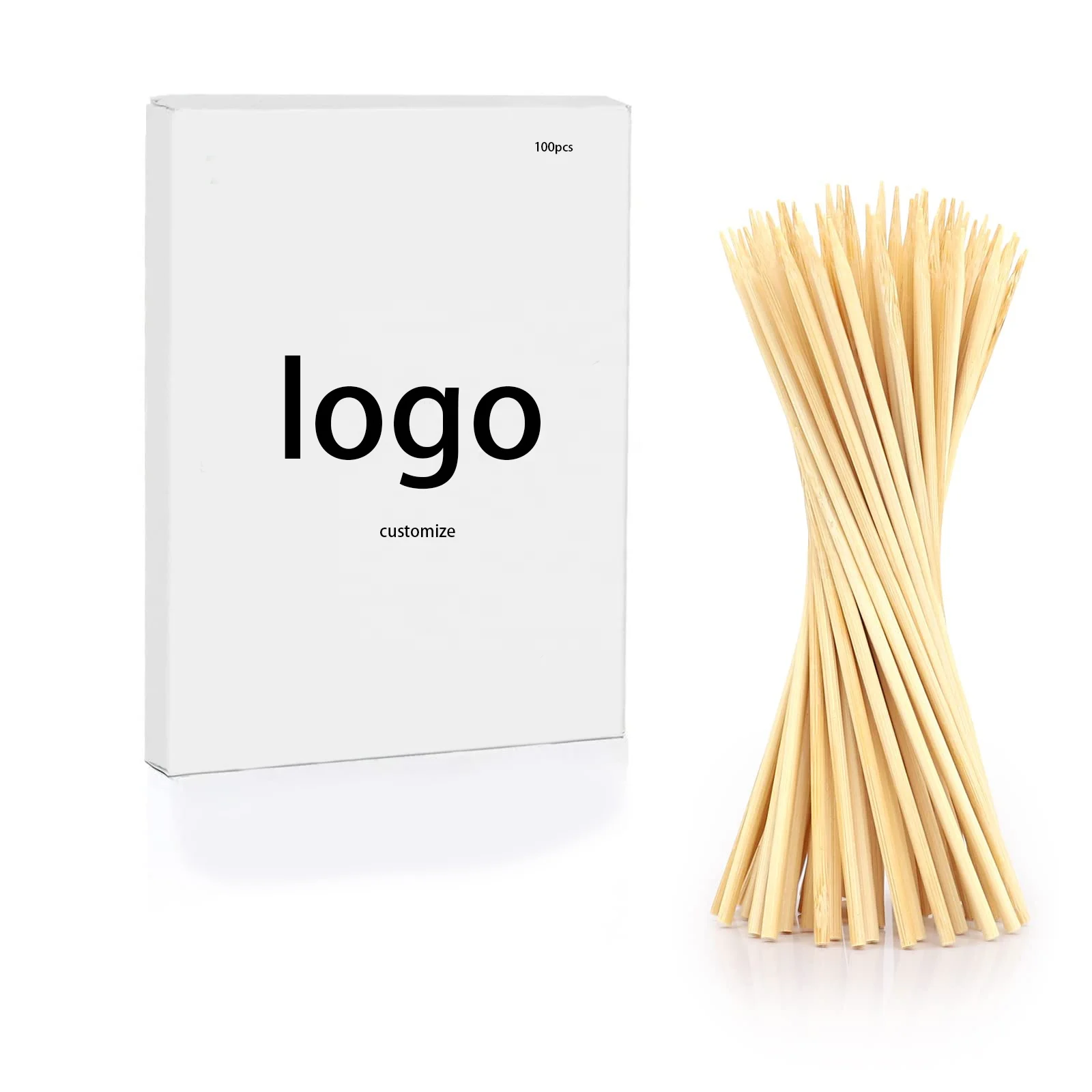 BBQ Disposable Barbecue Bamboo Skewer Kebab Sticks Export Standard Bamboo Skewers