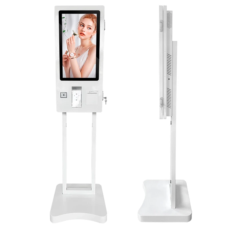 factory price sensitive touch screen all in one machine food restaurant pos self service ordering payment kiosks