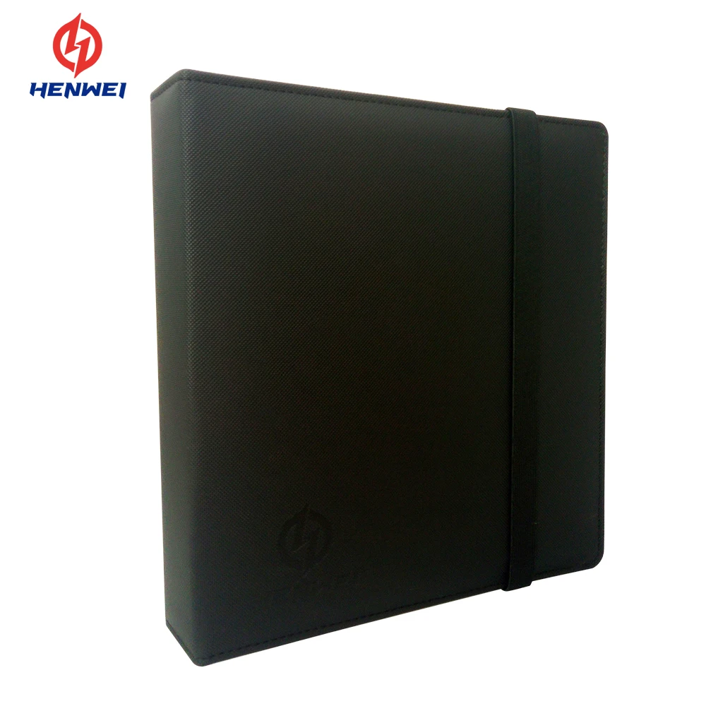 Leather Cover Stationery Folders Custom A4 Size Protective 2 Ring Binder