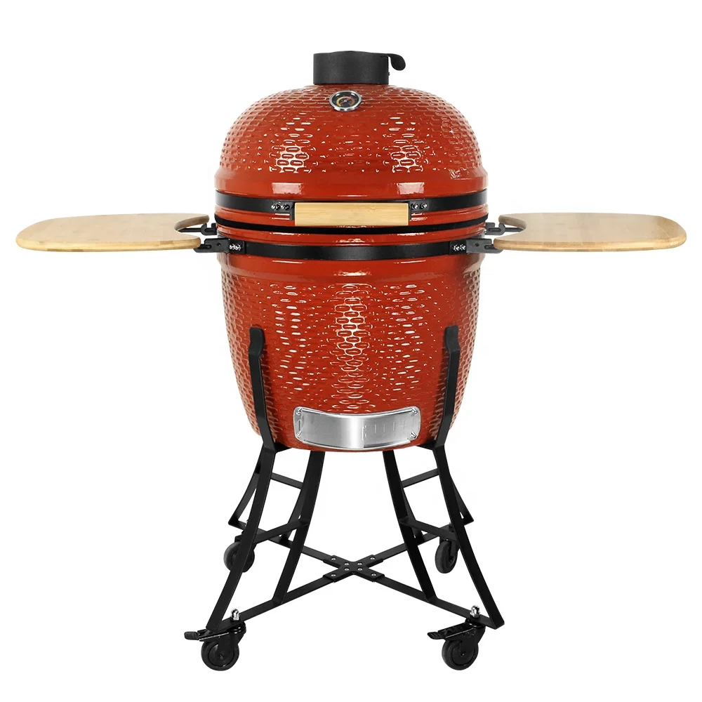 Custom Portable Bbq Smokers Mini Steel Kamdo Grill to Go for Outdoor Komado Egg Type Grill Barbecue Weber