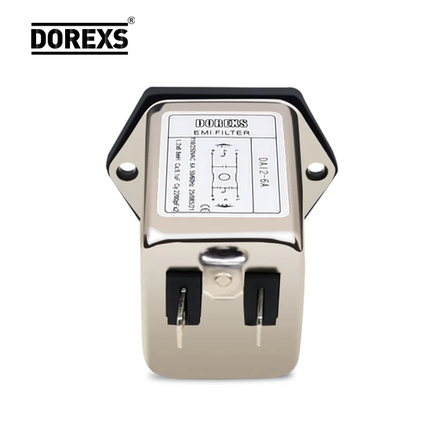 Factory Price 110/250VAC AC Inline Power EMI Noise  Filter Suppressor for  Audio equipment