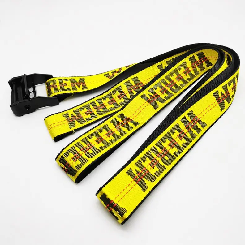 YWHCHI Stylish Woven Belts for Men Embroidered Belt Custom Made Fabric Webbing Canvas Waist Belts