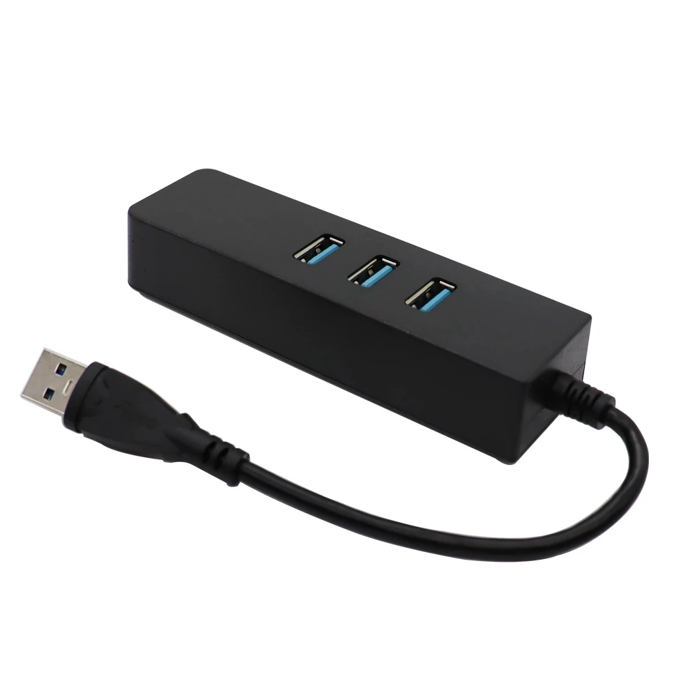 High-Speed 3 USB 3.0 Hub Type C USB To RJ45 Lan Gigabit Ethernet Adapter For Computer for Macbook Laptop