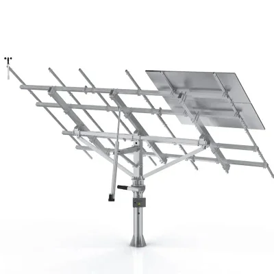 Competitive Price Dual Axis Solar Tracking Controller Solar Panel Flat Roof Mounting Solar Tracker For Solar Panel