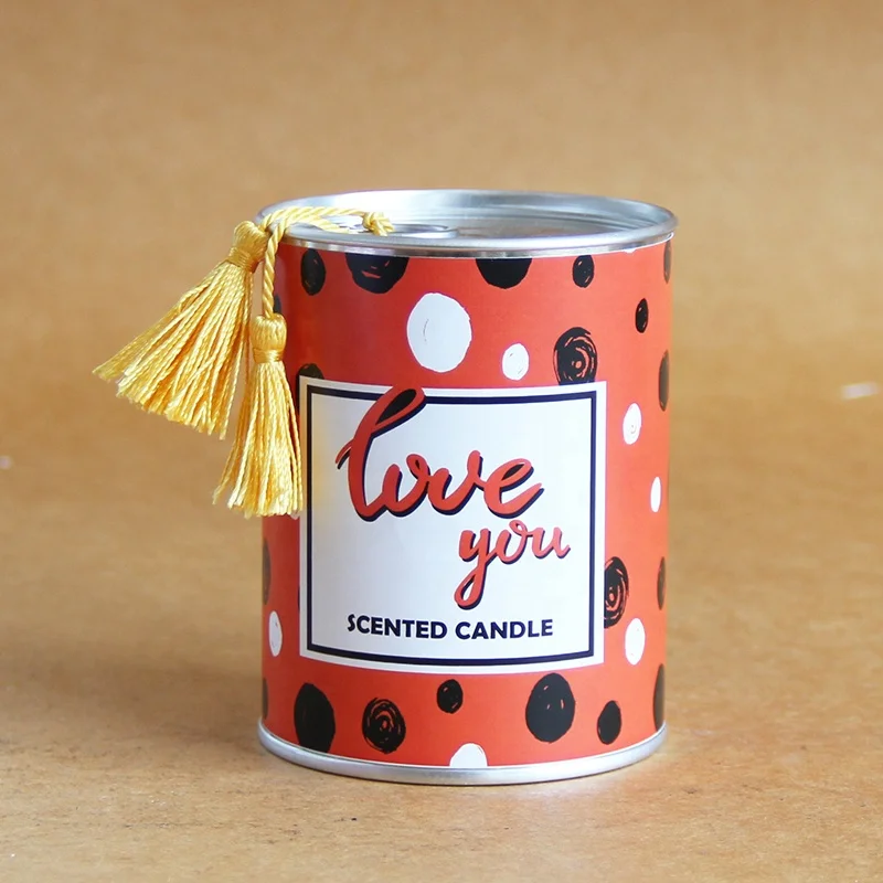 Sedex Audited Supplies Gin tonic Custom printed metal pop-top (can) candle