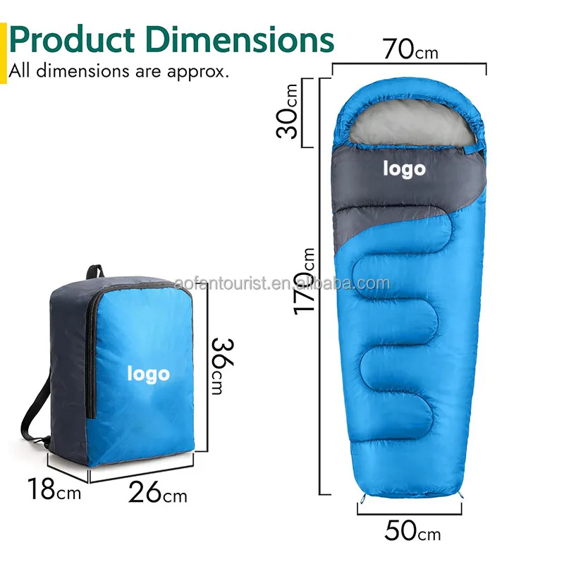 Outdoor Travelling School Mummy Style Hiking Kids Sleeping Bag Cold Weather Camping Mummy Sleeping Bag