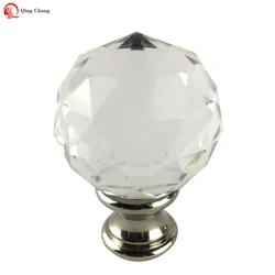 2020 New  Design Transparent Crystal Cutting Fan Lamp Table Lamp Pull Parts Hardware