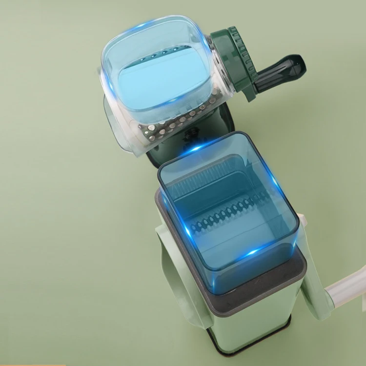 New Multi-function Manual Potato Chopper Slicer Cutter Tool Rotary Fruit And Vegetable Grater Grinder vegetables cutter slicer