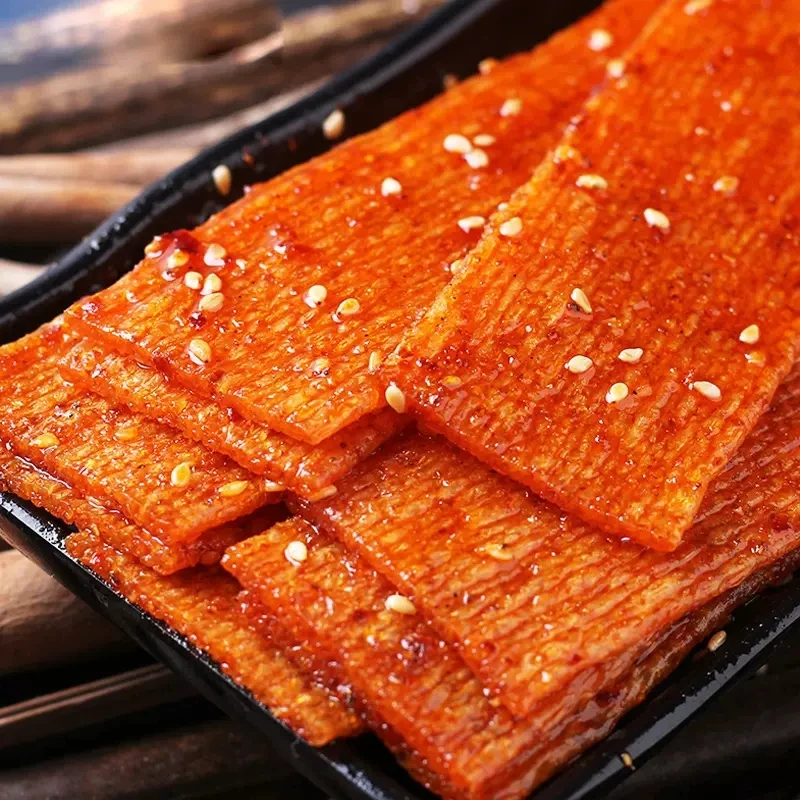 Asian Seasoning Instant Spicy Latiao Grain Bean Snacks Vegetarian Wheat Gtluten Latiao Chinese Food Spicy Strips