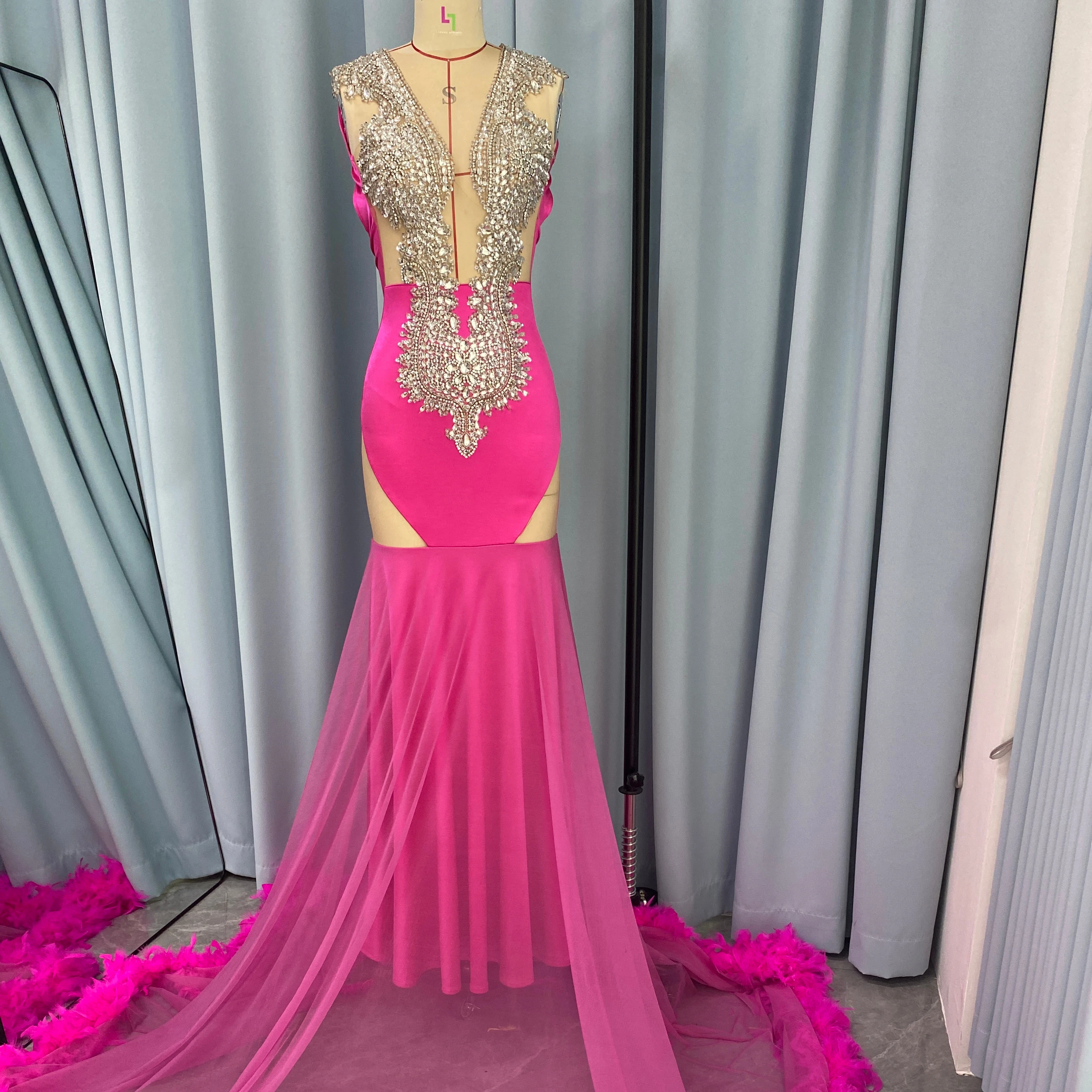 Роскошные варианты ткани выше колена комплект для платья дня рождения женщин роскошный вариант из пышные элегантные вечерние наряды больших размеров