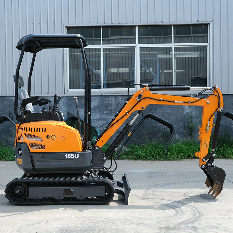 China Mini excavator Windstorm mini bagger with swing boom small digger crawler excavator 1ton 2 ton new bagger for sale