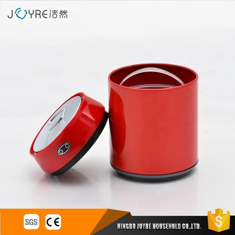 1.5 Liter Round Desktop Kids Infrared Sensor Mini Cola Can Car Trash Bin