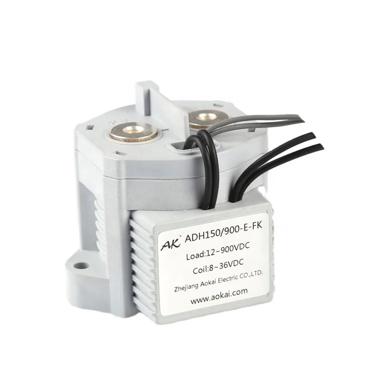 ADH150-E 12/24VDC 150A 12-900VDC Energy Saving 1NO Contact For HV Power Supply System AOKAI Normally Open Relay