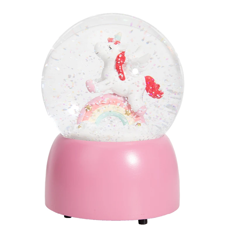 OEM custom resin dome cheap water globes glass music festival snow globes