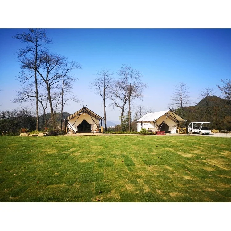 Hotel desert tent one room with veranda camping roof tent