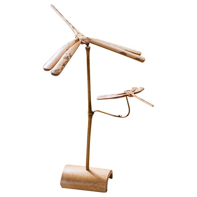 Bamboo Dragonfly Tea Ceremony Ornament North American Ash Wood Wholesale Customized Led Photo Frame Wooden Picture Frame CB01221