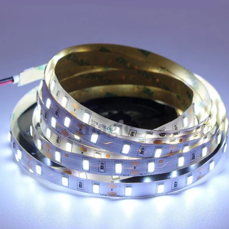Водонепроницаемый 2700K 3000K 4000K 5000K 6000K белый 12V 24V 5V гибкий SMD светодиодные фонари 60 120 5730 5630 Светодиодные