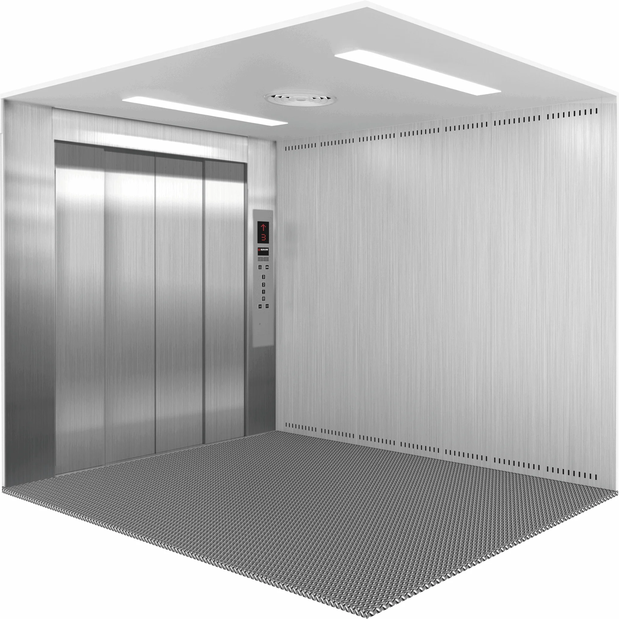 Large Space High Load Traction Drive Freight Elevator Cars Parking Underground Car Lifts for Home Garage