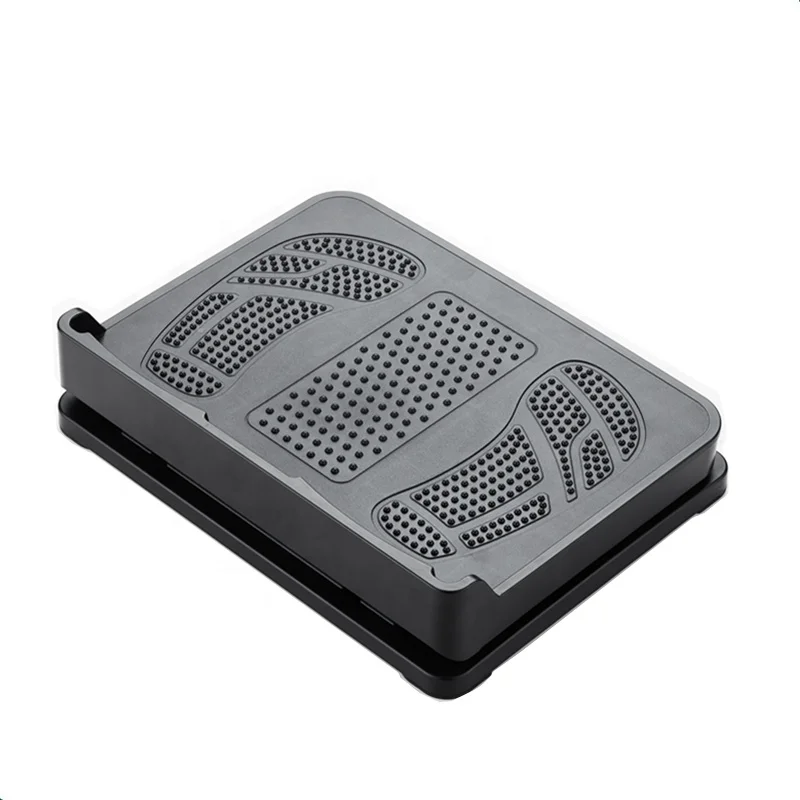 Height and angle adjustable ergonomic design slant board footrest