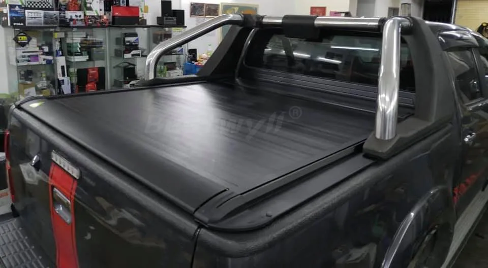 BESTWYLL Ute Auto With App Retractable Roller Lid Truck Pickup Bed Electric Tonneau Cover For Toyota Hilux Vigo Revo 2015+ E-K11