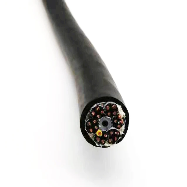 RVV 2/3/4/5 Cores Pins Copper wires 2/3/4/5/6/7/8/10/12/14/16/18 Cores Pins Copper Wire Conductor Electric RVV Cable Black