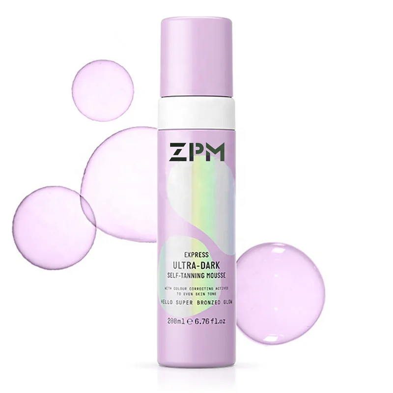 ZPM OEM/ODM Private Label Vegan Fake Tan Foam Bronzing Sunless Self Body Tanning Mousse
