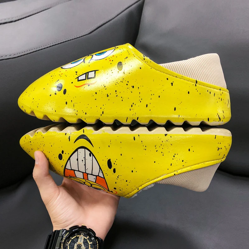 Drop Shipping High Mickey Slippers Frozen Lobster Leather Women Slides Ladies Slippers Outdoor