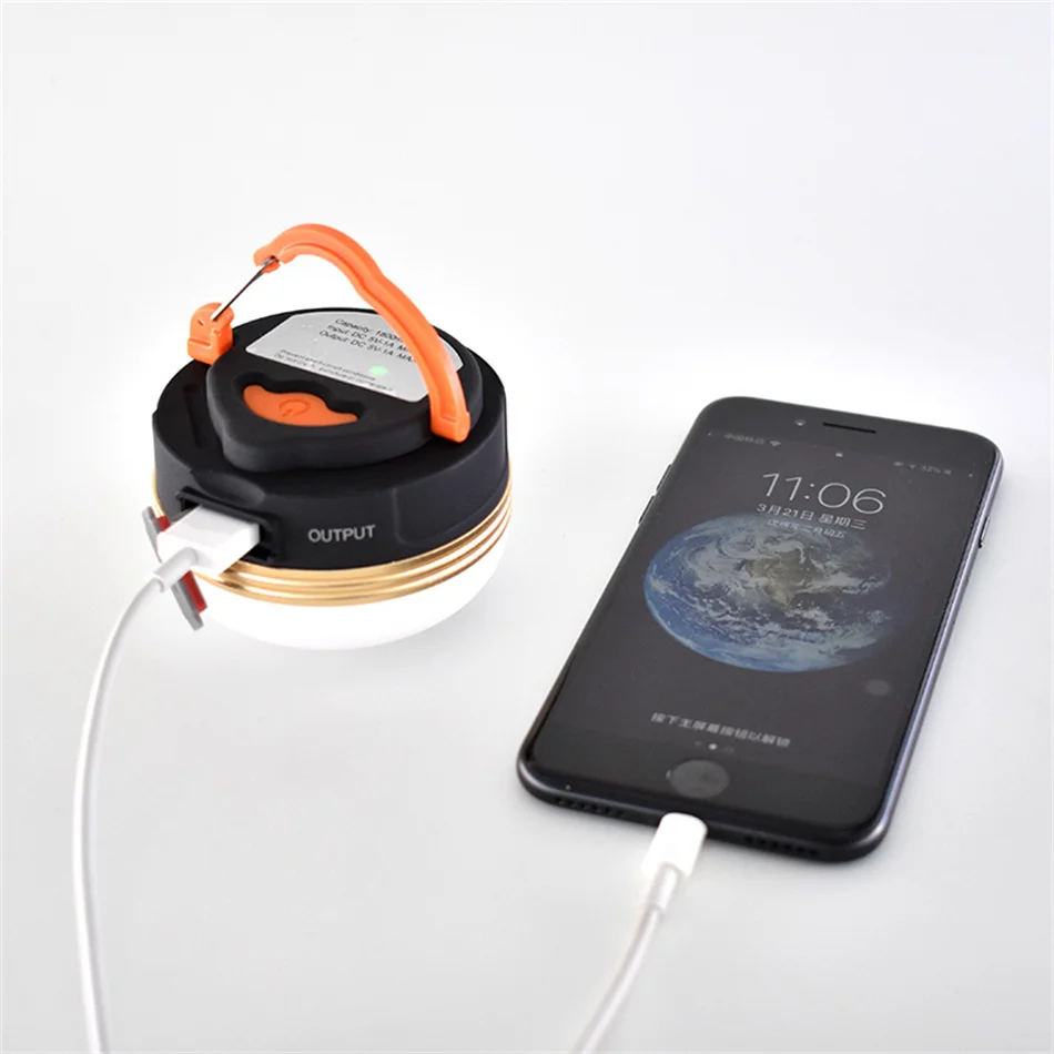 LED Camping Lantern Rechargeable Camping Tent Light, Emergency Light for Outdoor, Power Outages, Home, Hiking