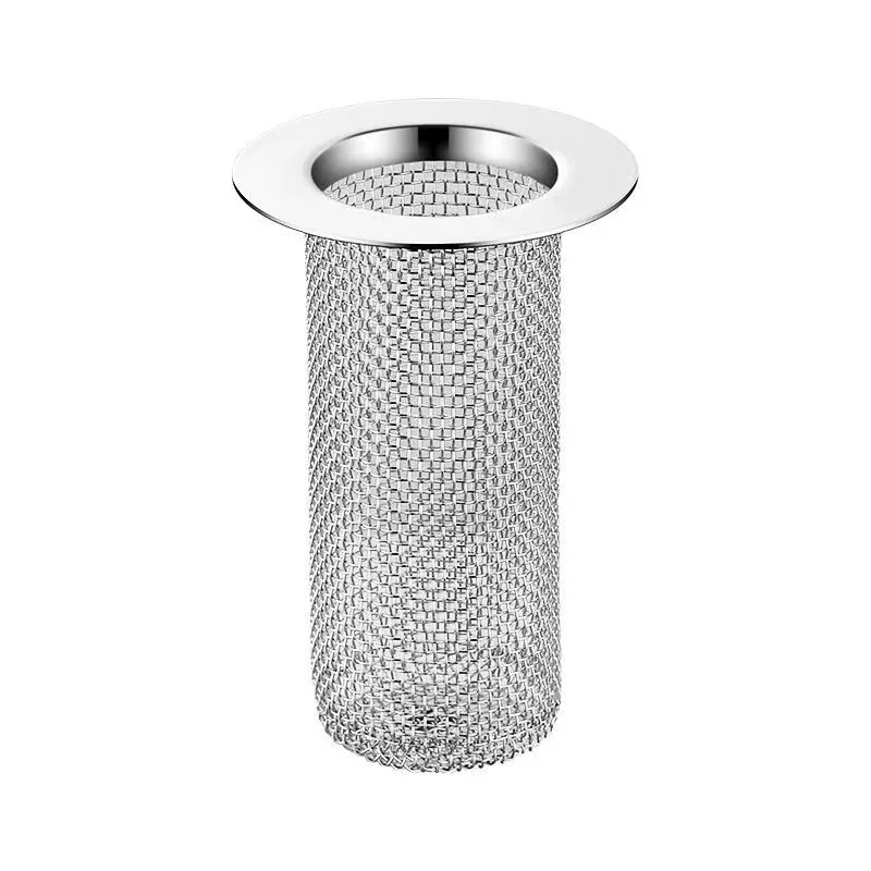 304Stainless Steel Floor Drain Filter Mesh Kitchen Sink Strainer Shower Drain Stopper Anti-clog Filter Trap Bathroom Accessories