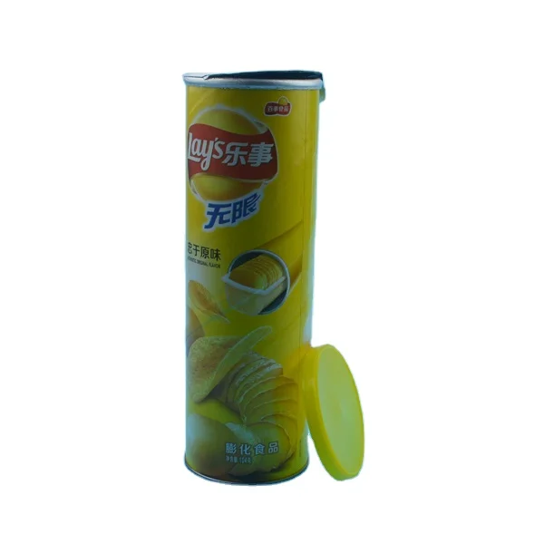 Lamination food grade paper composite cans for potato chips