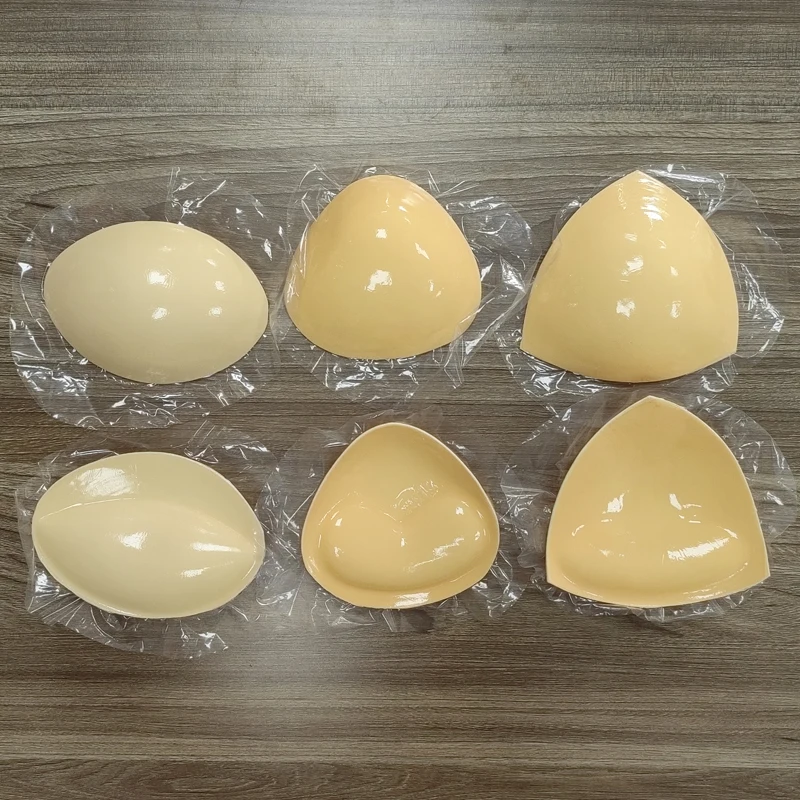 Triangle Soft Reusable Breast Cleavage Sticky Inserts Push Up Silicone Double Sided Adhesive Bra Pads