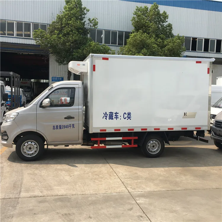 800-1500 кг Холодильный фургон, холодильные грузовики Changan, на продажу