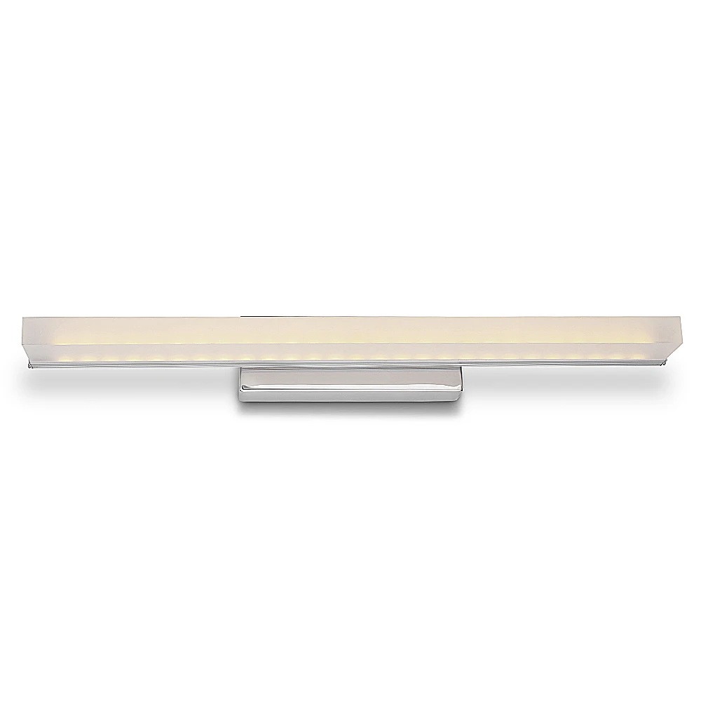 Europe linear bedside wall light modern metal aluminum acrylic anti fog led linear design mirror lamp home light led wall lamp
