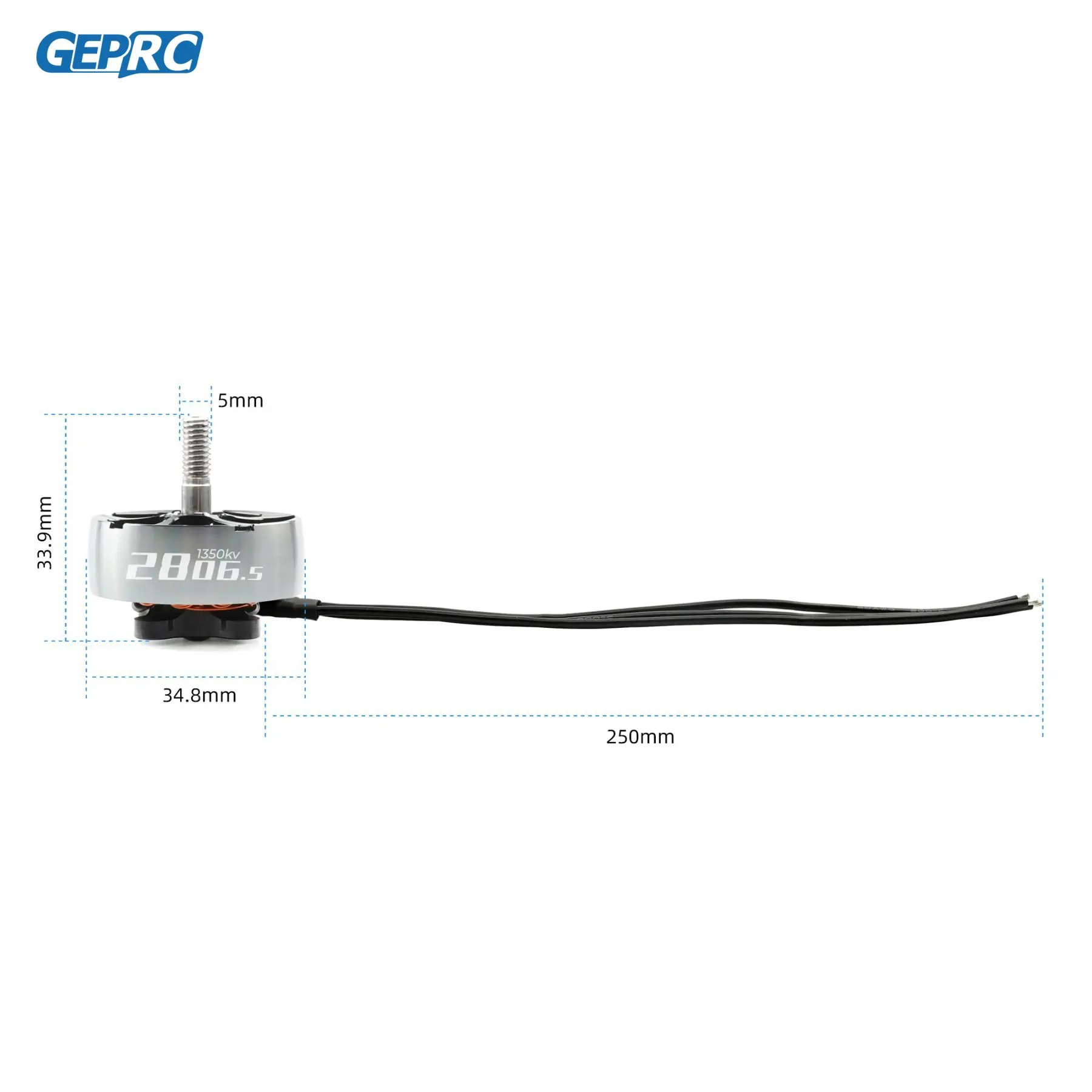 GEPRC SPEEDX2 2806 5 1350KV/1760KV мотор 4-6S бесщеточный двигатель для RC Multirotor FPV Фристайл 6-7 дюймов дальние дроны DIY часть