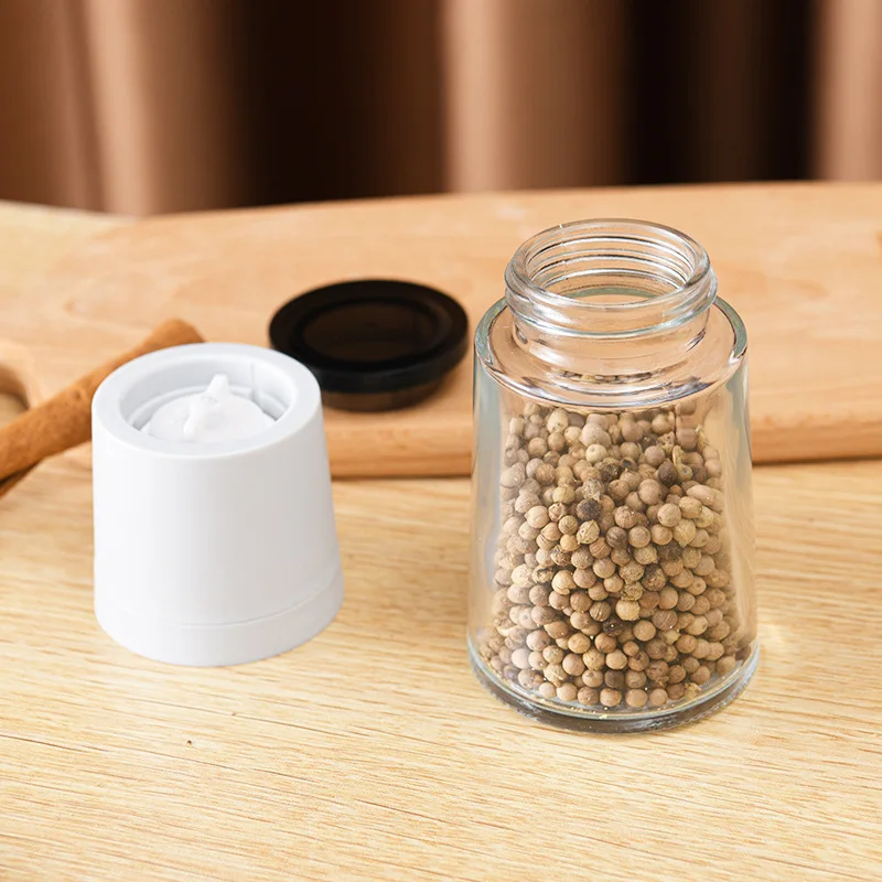 New style kitchen seasoning bottle Japanese pepper grinder manual pepper powder grinding bottle