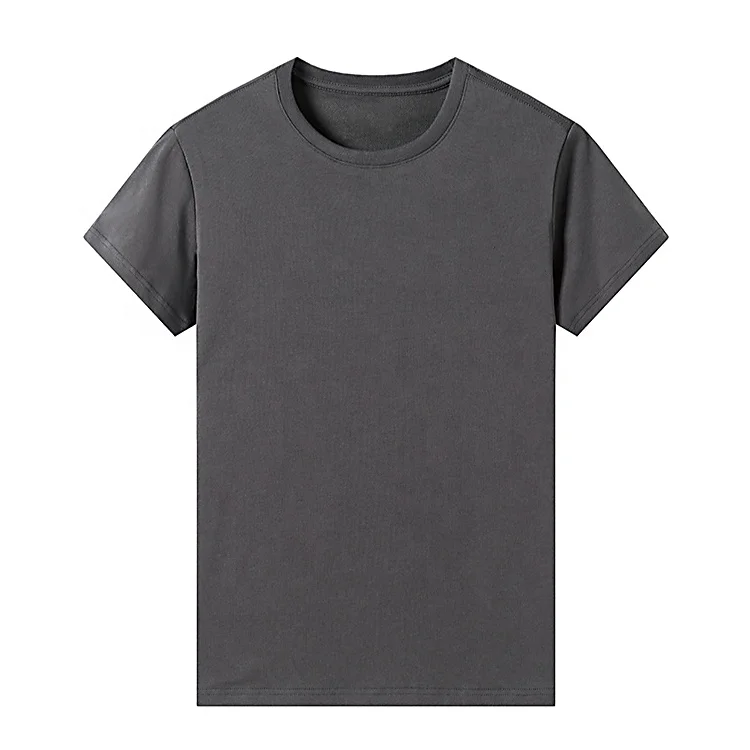 100% Cotton OEM Manufacturer Printing Design T Shirts In Bulk Custom Round Neck Unisex Short Sleeves Plain T Shirt